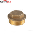 LinBo Guten top LB1117 China supplier 1/2'' brass fittings stop end cap